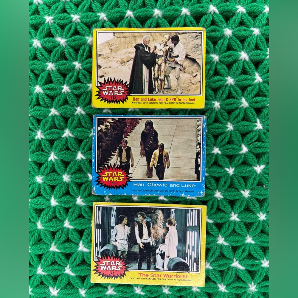 Topps 1977 Star Wars trading cards